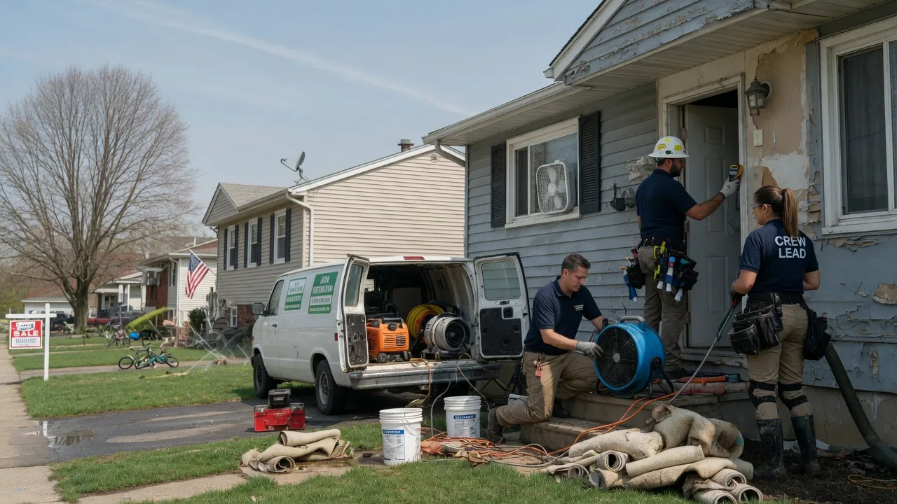 Flood Cleanup in Sauk City, WI near me